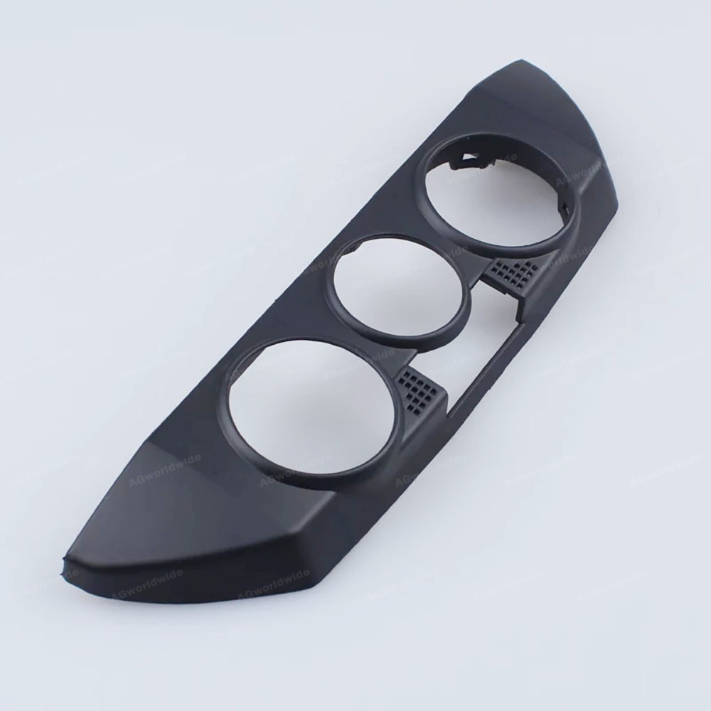 Black Front Dashboard AC Heater Control Panel Trim Cover Cap For VW Polo 9N 2002 2004 6Q0820075C 1QA