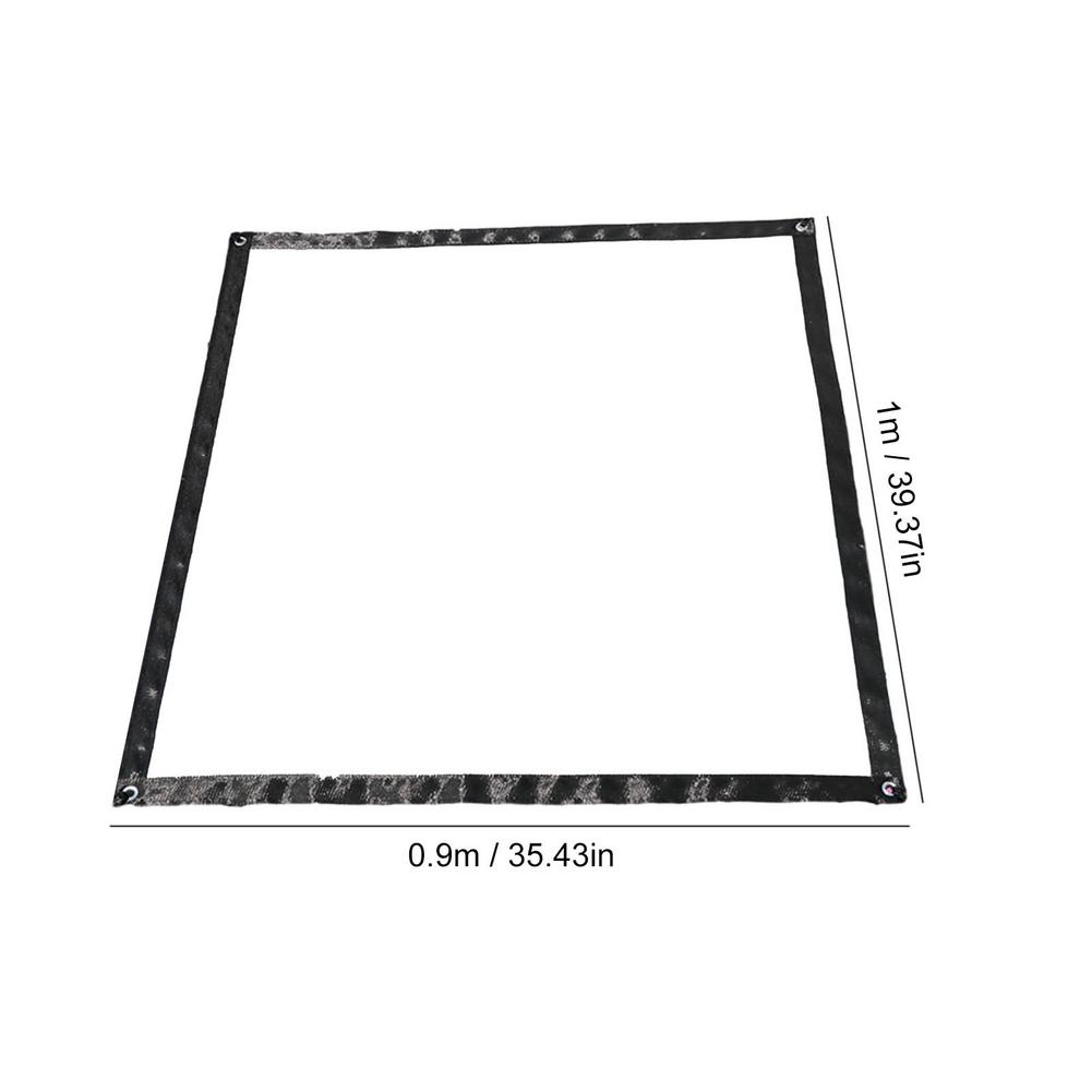 Clear Waterproof Cover Tarp PVC Rainproof Plastic Film Windshield For Garden Plant Anti-freezing Anti-bird Thick Windshield: 0.9x1m