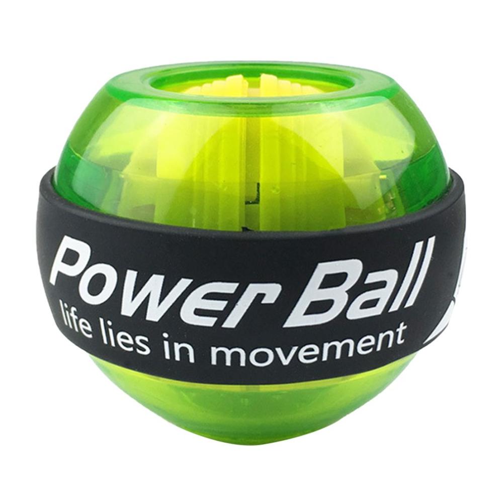 Rannepalloharjoittelulaite gyroskooppivahvistin power ball -käsivarsien harjoituslaite powerball-kuntoilulaite kuntosali kuntolaitteet: Vihreä