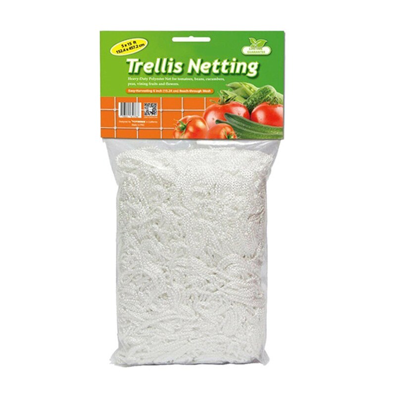 Plant Trellis Netting Plant crawling Climbing nets Gardening Polyester Woven Bracket Support Vine Hydroponics Net