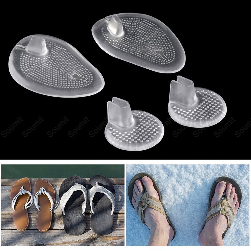 Plantillas de silicona para sandalias, chanclas antideslizantes para insertar zapatos, almohadilla para pie, carpeta, Pegatina autoadhesiva, almohadilla para dedos del pie, Verano