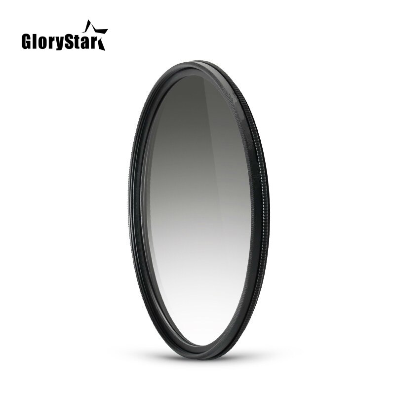 Cercle gradué dégradé progressif gris gris couleur lentille filtre 30 37 40.5 43mm 46mm 49mm 52mm 55mm 58mm 62mm 67mm 72mm 77mm 82 mm