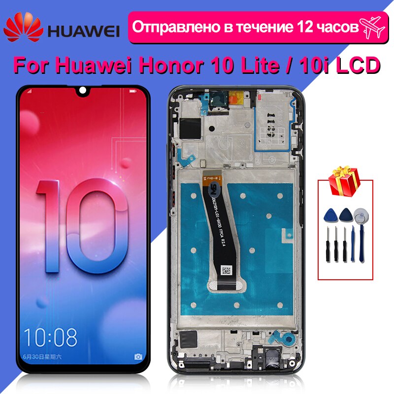 6.21 &quot;per le parti di ricambio LCD del Touch Screen dell&#39;esposizione di onore 10 Lite di Huawei per l&#39;esposizione dell&#39;affissione a cristalli liquidi HRY-LX1T di onore 10i HRY-LX2