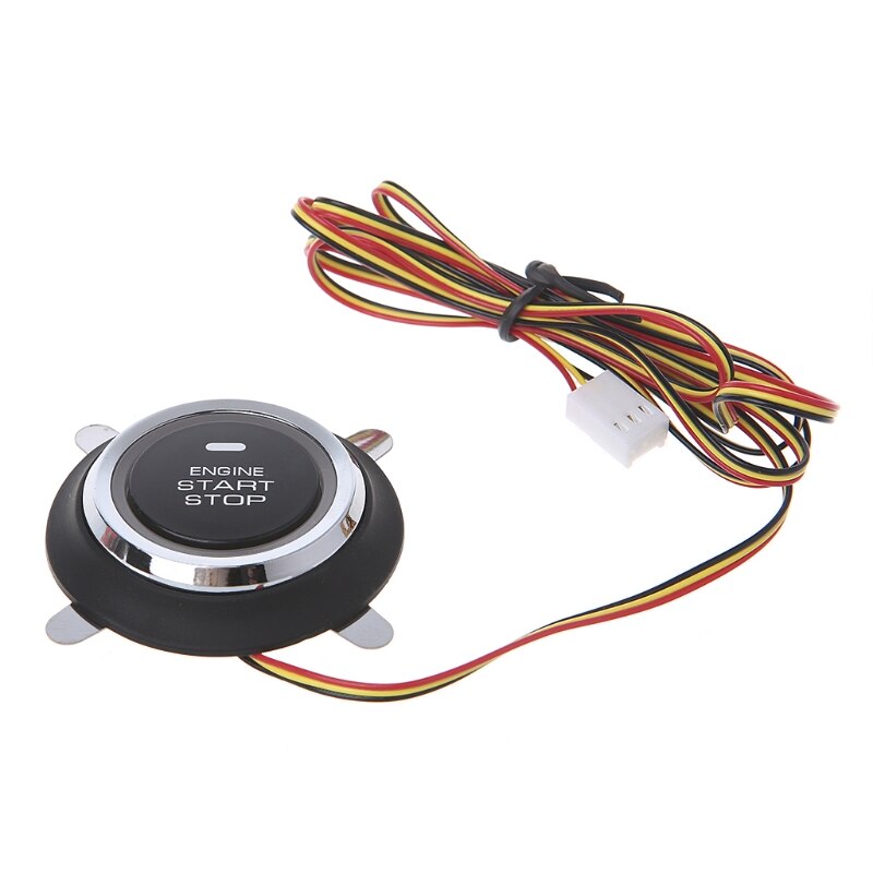 Engine Push Start Button For PKE Smart Key Push Button Start Motorcycle Alarm