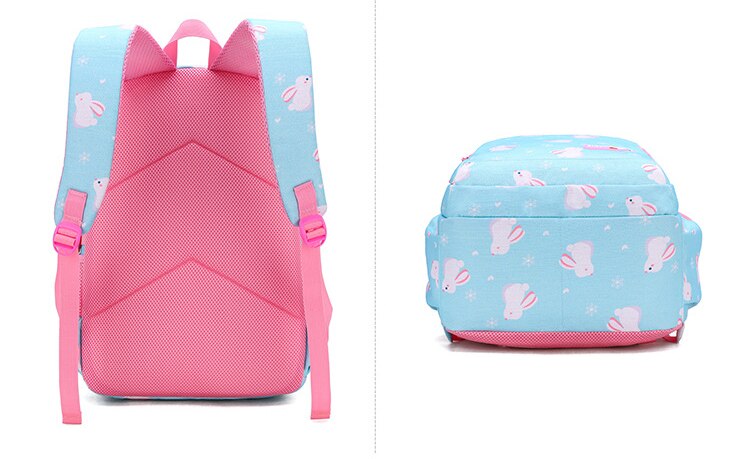Girls School Bags Cartoon Cute Rabbit Backpacks Kids Satchels Children Primary School Students Girl Casual Backpack Book Bag