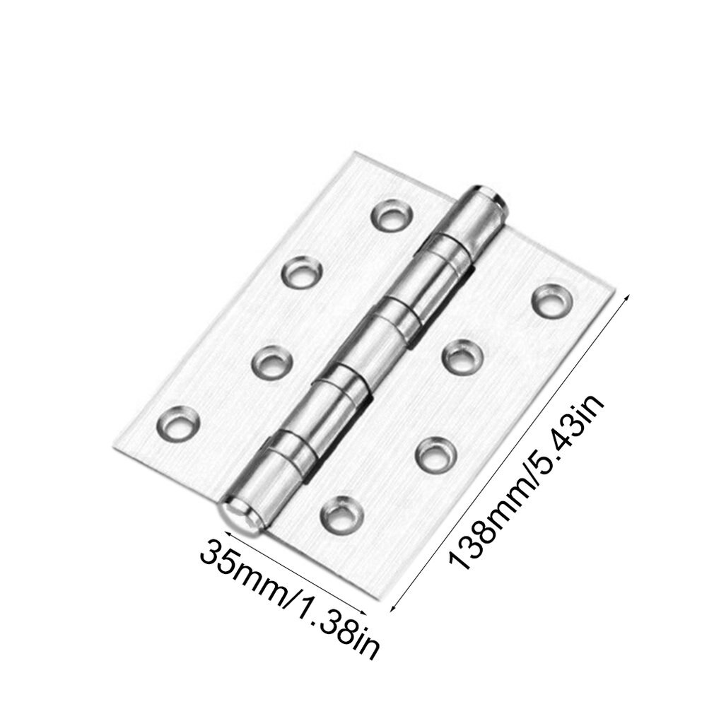 201 Stainless Steel 4X3X3 Mother Hinge Hinge Bearing Mute Bedroom Door Hinge Free Slotted Hinge