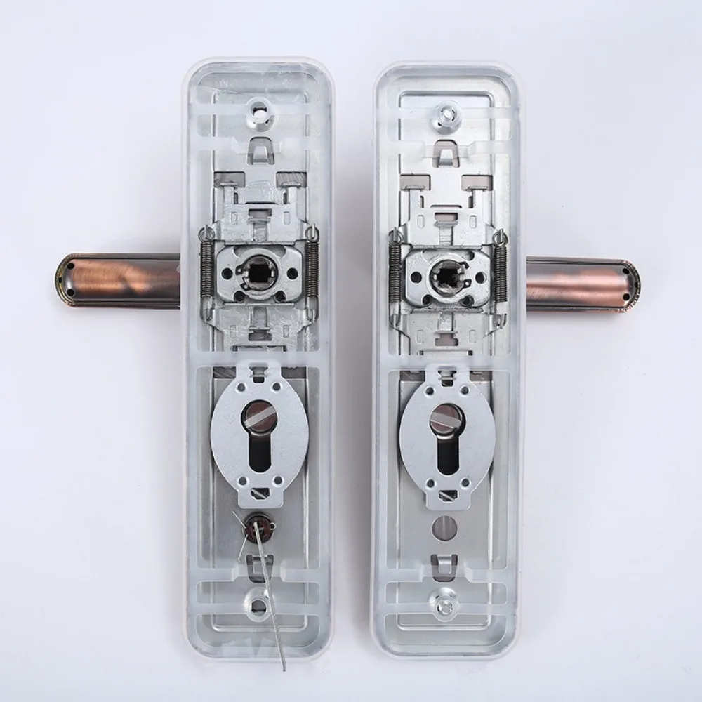 Universal Double-Side Multi-Function Door Handle, Anti-Theft & Anti-Pry Home Door Lever, Dual-Spring Lock Handle