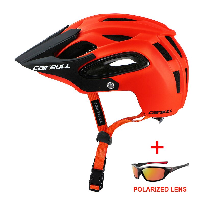 Sports Breathable Riding Cycling Helmet with Glasses Men Women Ultralight Mtb Bicycle Helmet Outdoor Road Mountain Bike Helmet