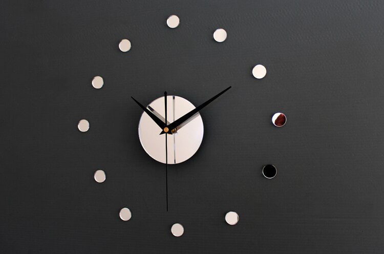 3d eenvoudige tijdspiegel acryl diy klok dikker diy klok combinatie van klokken en horloges