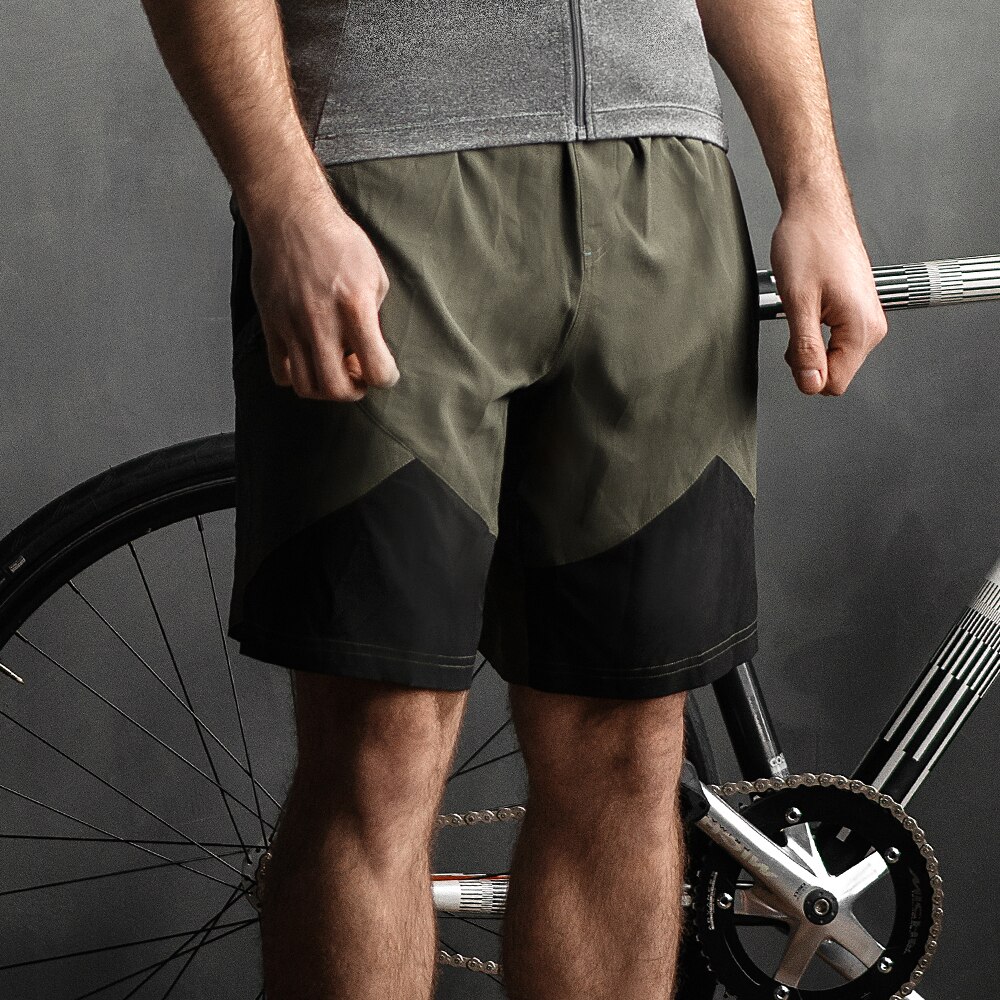 Santic Mannen Fietsbroek Quick Dry Zomer Losse Leisure Fiets Korte Broek Road Mountain Outdoor Fiets Shorts Aziatische Grootte