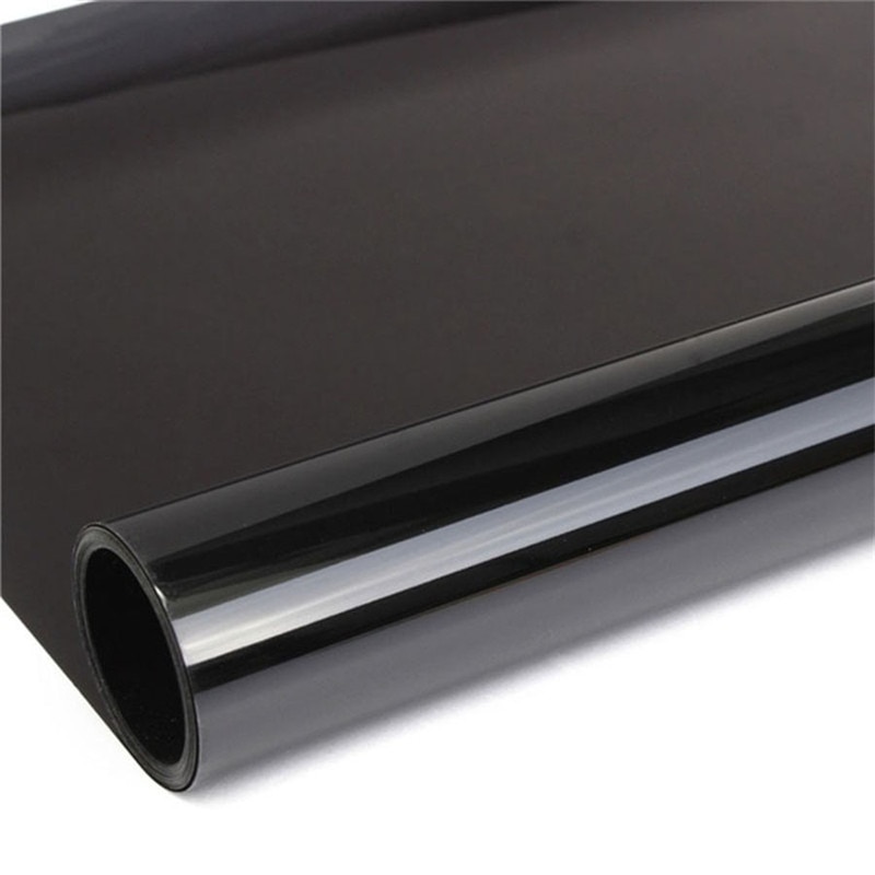 300x50cm VLT Black Auto Car Home Window Glass Building Tinting Film Roll Window Summer Solar UV Protection Sticker Vinyl Scraper