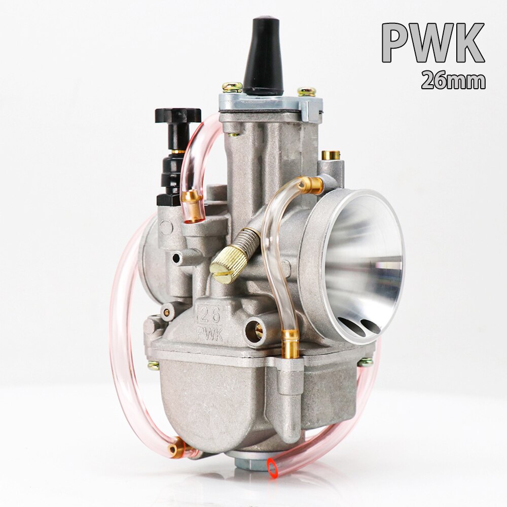 Carburador de carreras Universal ZS para Moto PWK 21 24 26 28 30 32 34 2T 4T para Keihin Koso PWK con Power Jet para 75 cc-250cc: 26mm