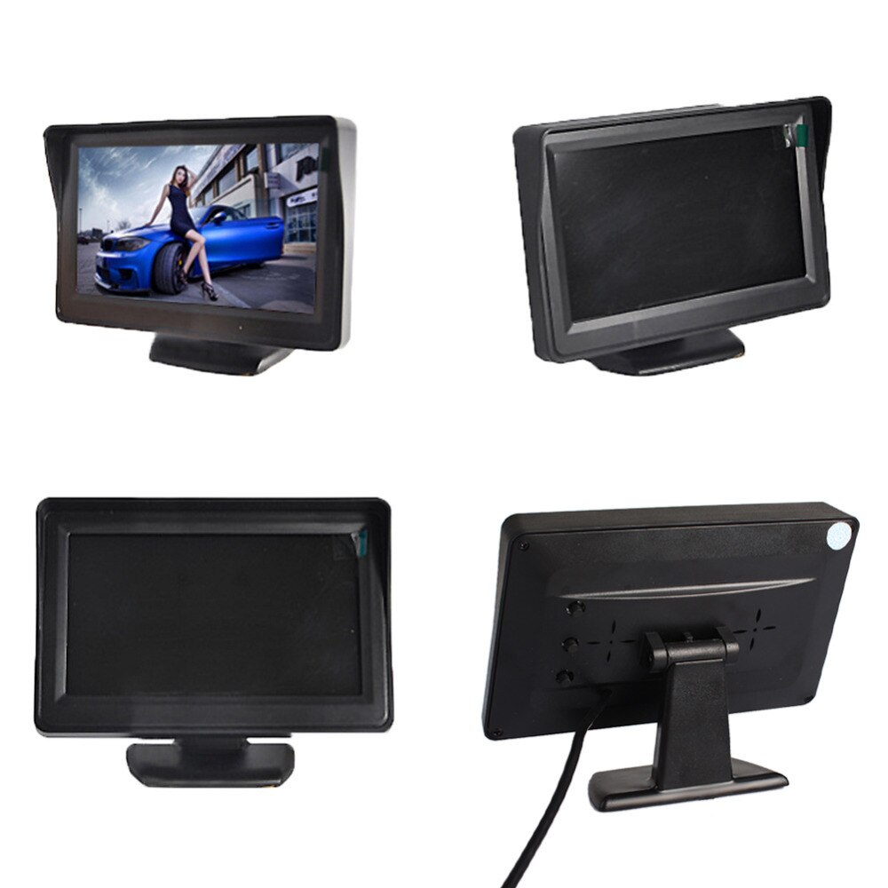 4.3&quot; Car Rear View System Backup Reverse Camera Night Vision TFT LCD Monitor