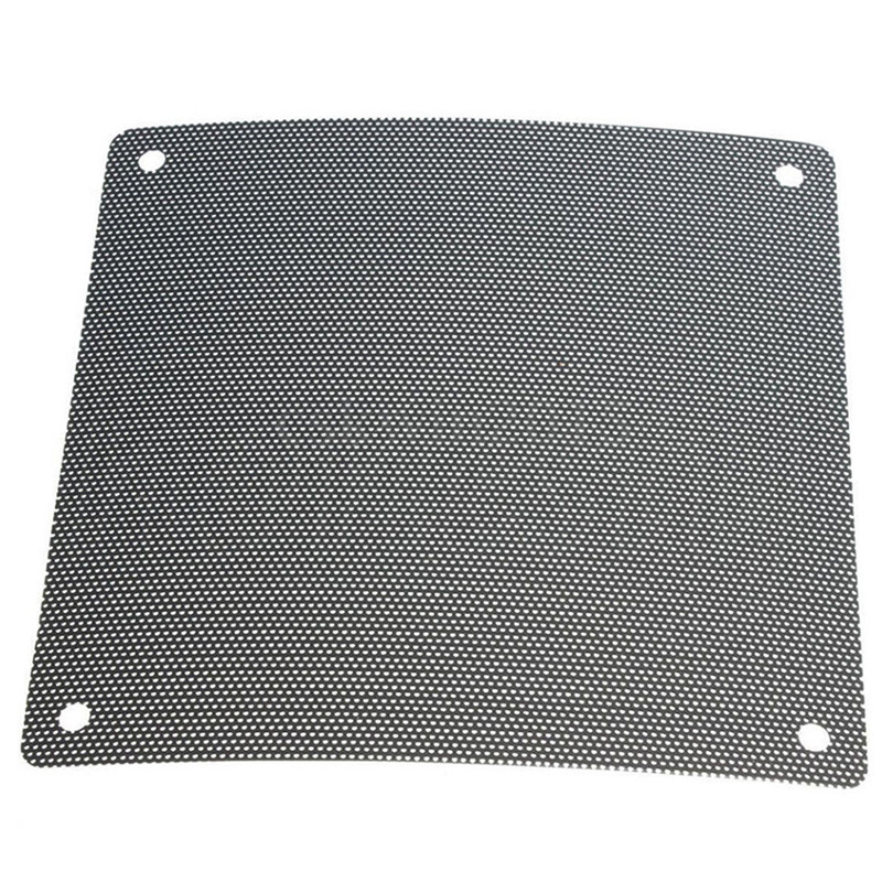 5 Stuks Ventilator Stoffilter 120Mm Snijbaar Zwart Pvc Pc Stofdichte Behuizing Computer Mesh