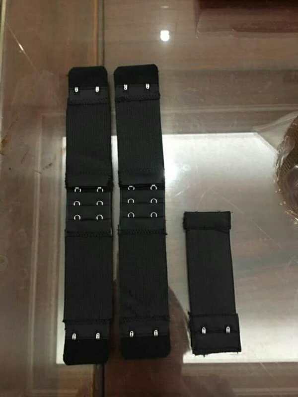 Verstelbare elastische band voor pruiken maken Standaard pruik accessoires zwarte kleur