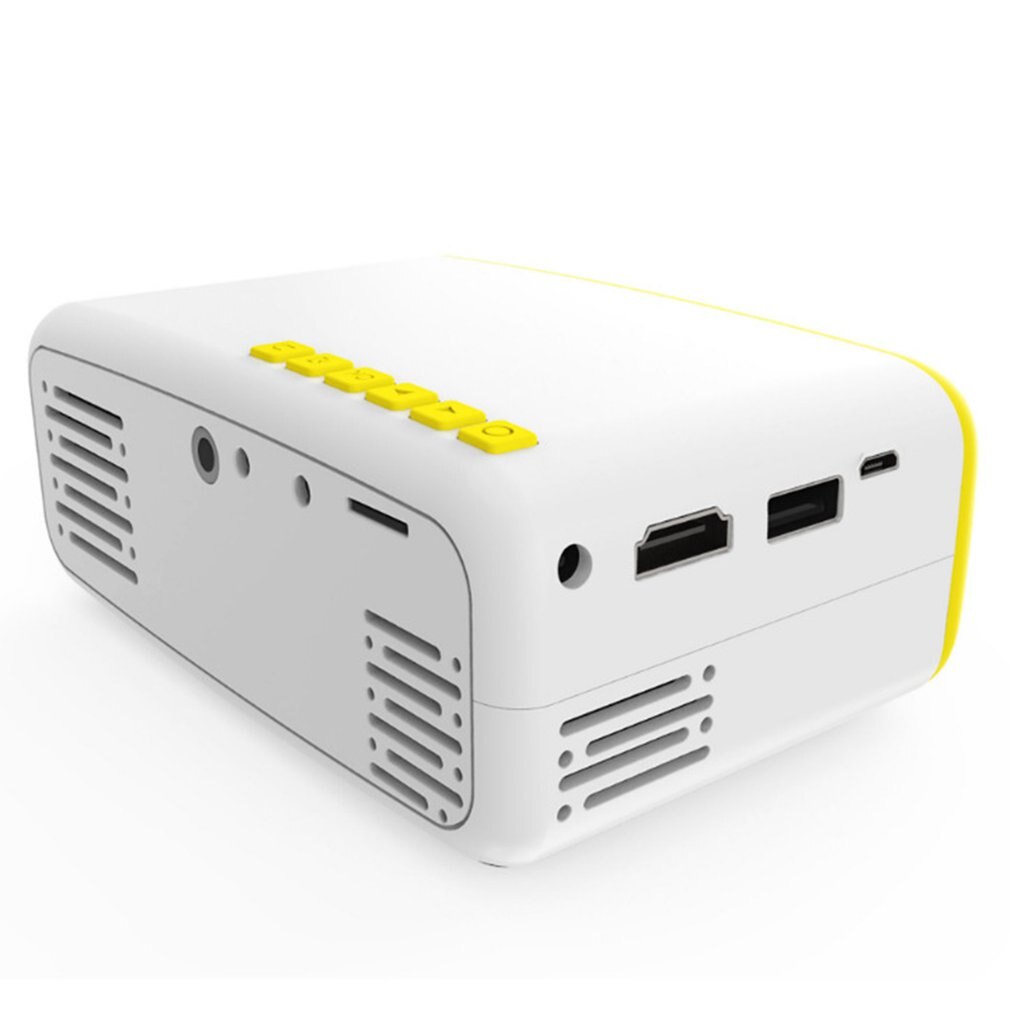 LCD Projectors Mini 320*240 Pixels TFT LCD 800:1 Manual Operation LED Home Theater Projector Without Battery