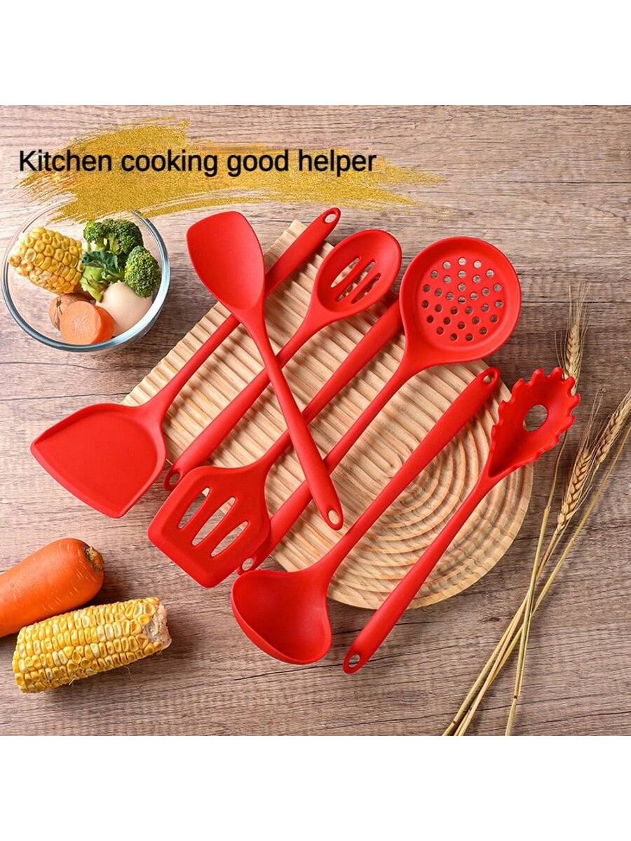 Siliconen spatel huishoudelijk keukengerei keukenspatels multifunctionele koken siliconen set siliconen spatels: Donkergrijs