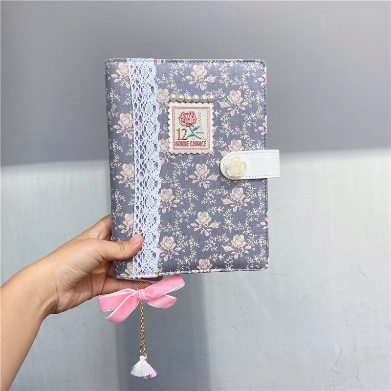 Kawaii Notebook Cute Coloring Page Illustration Diary Student Planner Book Schedule Notepad Paper Office School Supplies: Magnetic buckle A5