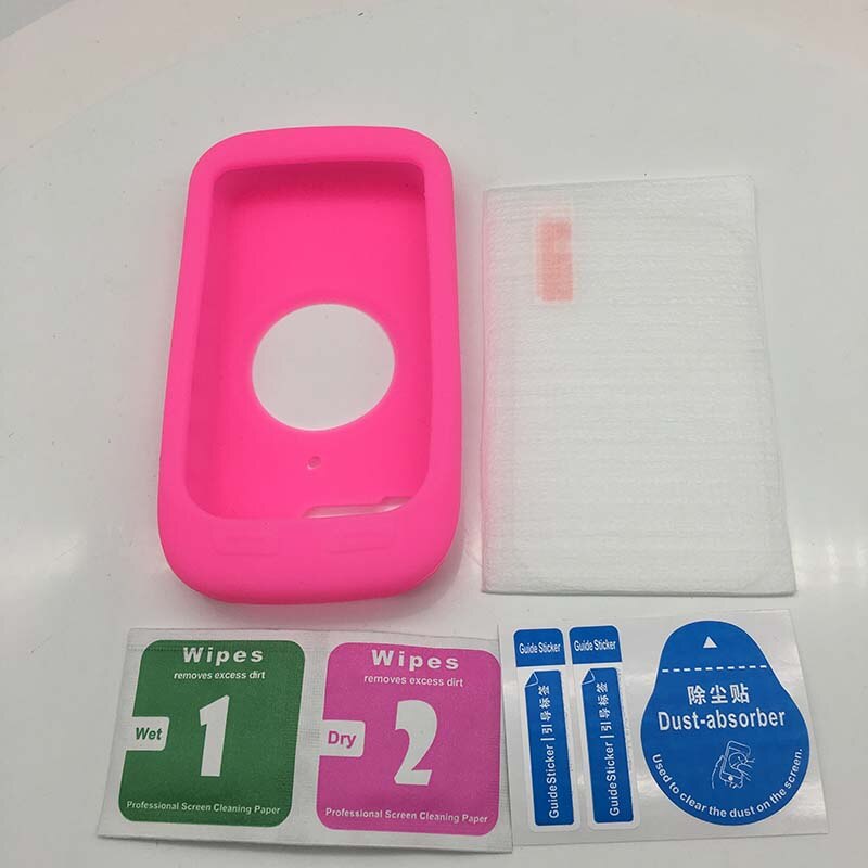 Garmin-funda protectora de silicona para ordenador de bicicleta Edge 1000, Protector de pantalla templado, barato, para Garmin Edge 1000: pink