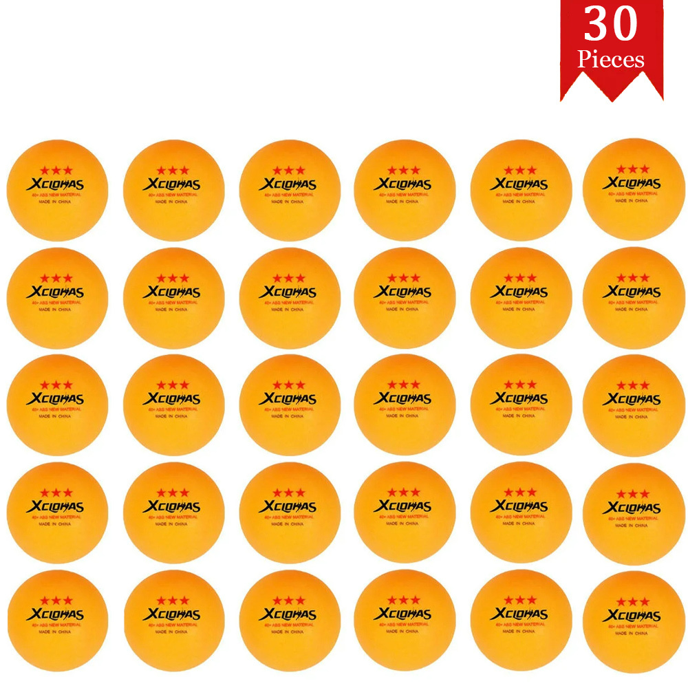 XCLOHAS 3 Star Table Tennis Ball Material ABS Plastic 10-100PCS Ping Pong Balls 40mm Training Table Tennis Ball: Khaki