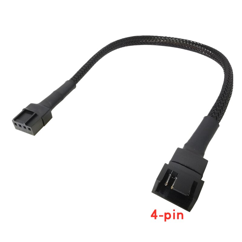 Pwm vifte splitter 4 pinner adapter kabel 1 til 1 2 3 4 datamaskin cpu kjøler vifte splitter pc chassis vifte forlengelse strømkabel: Liten 4 pin 1 til 1