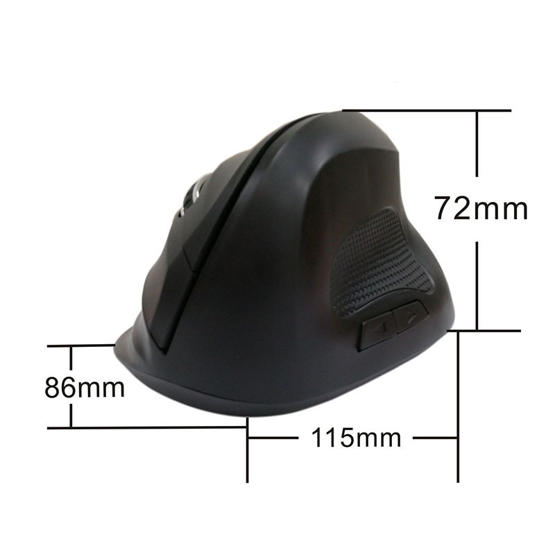 Wireless Vertical Mouse Ergonomic Computer Gaming Mause 800/1200/1600 DPI Wrist Rest Protection Optical Mice for computer laptop