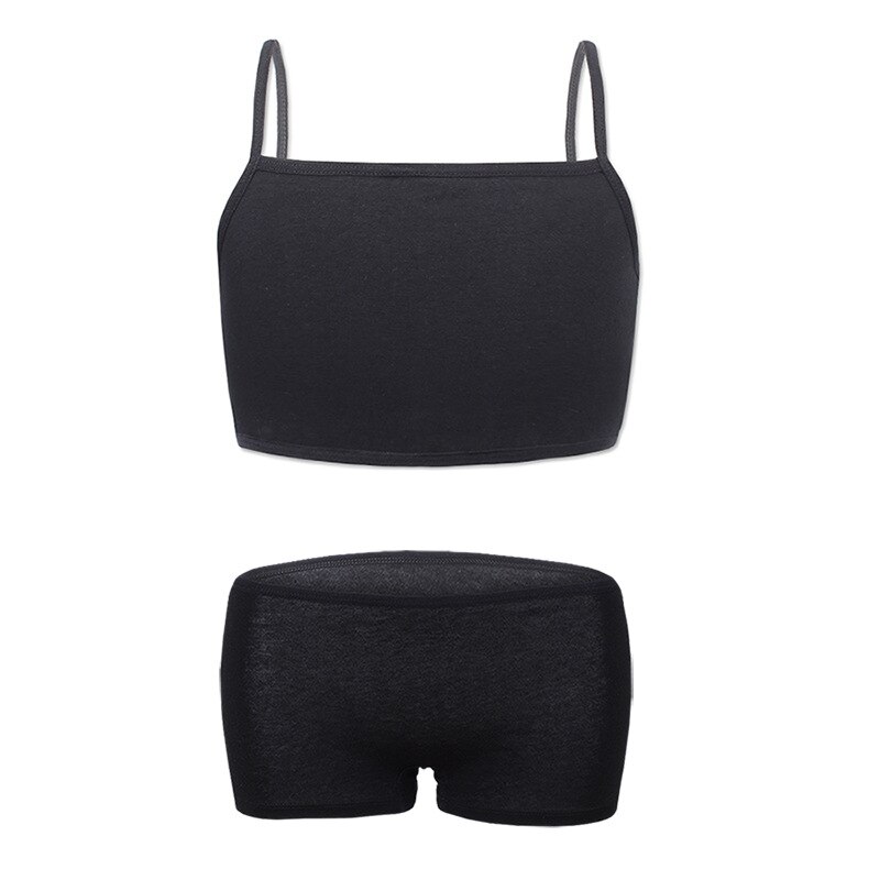 Conjuntos de ropa para adolescentes, ropa interior deportiva para adolescentes, sujetador de entrenamiento para niñas, conjuntos de sujetador y bragas para adolescentes de 8 a 14 años