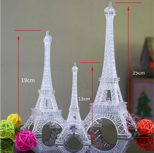 Eiffel Tower Night Light LED Small Lamp Desk Bedroom Home Romantic Decor