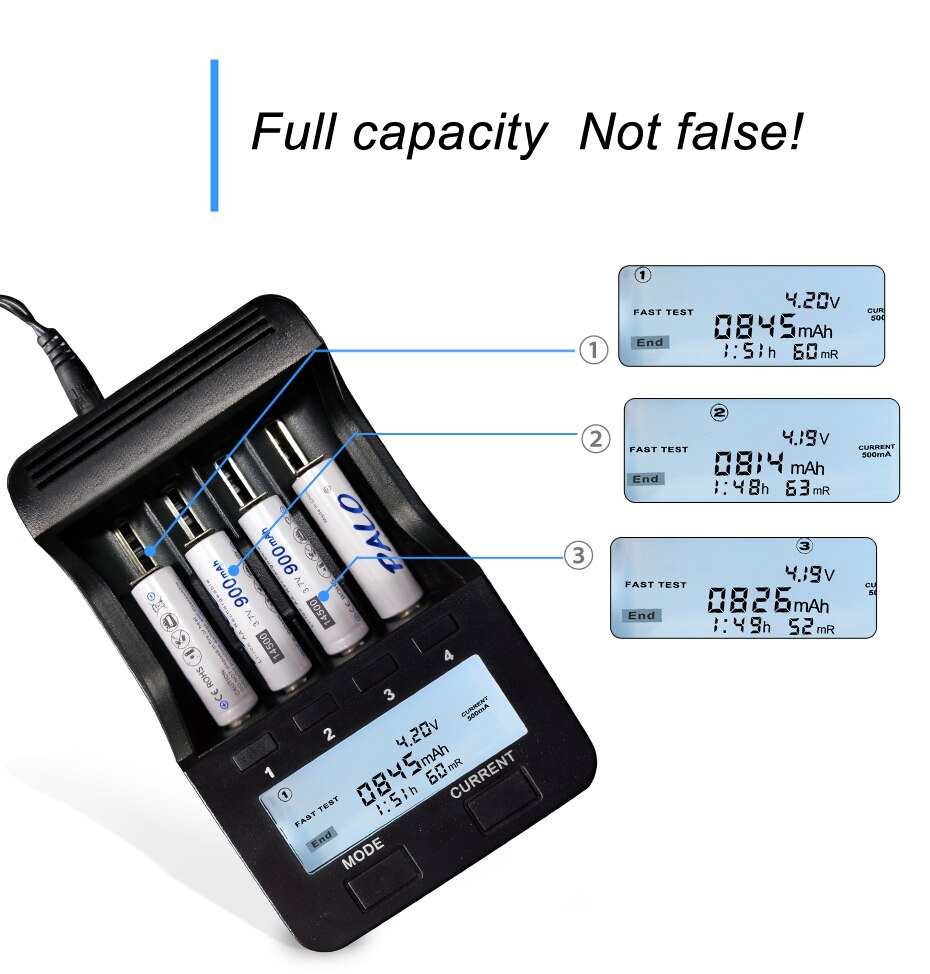 Palo Mah V Li Ion Oplaadbare Batterije Grandado