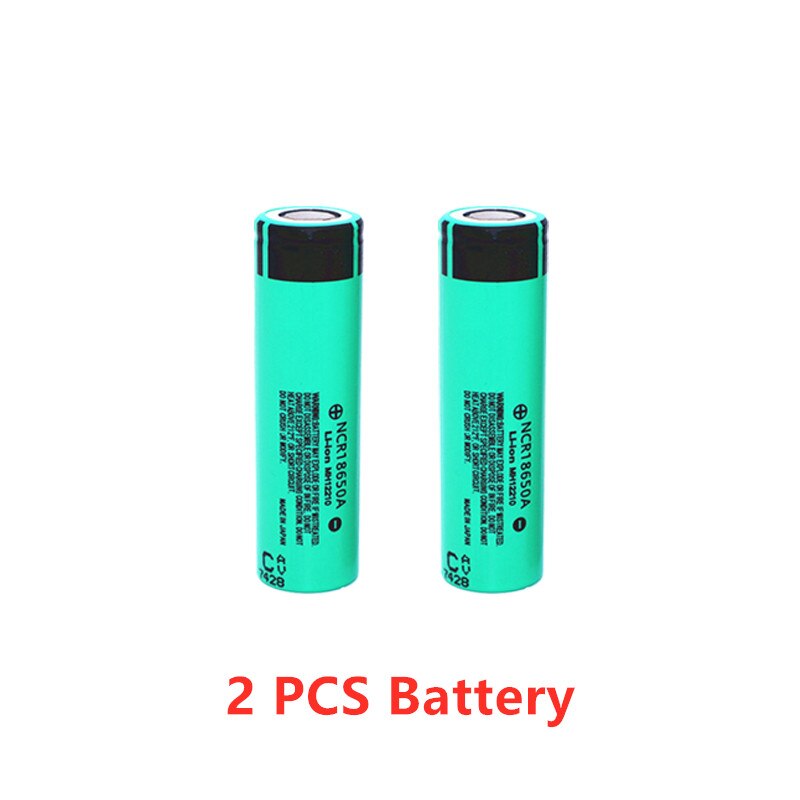 100% Original NCR18650A 3100mAh 3.7V 18650 Rechargeable Lithium li-ion Battery For Flashlight Laptop Batteries + charger: Gold