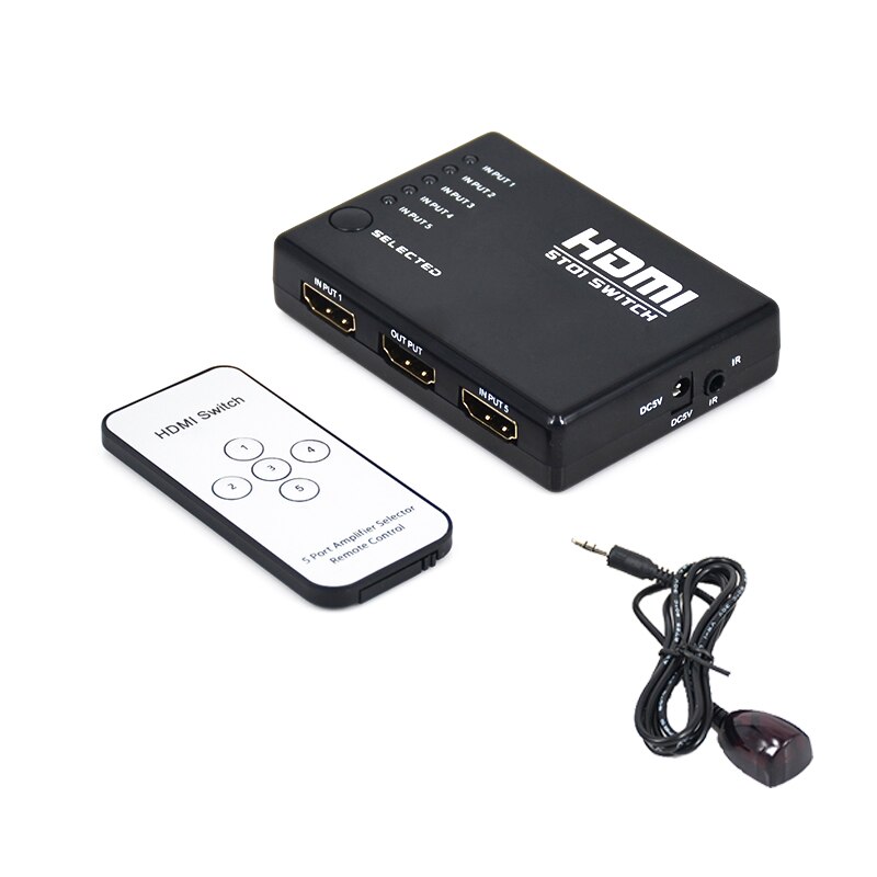 3 Port Smart HDMI Switcher Three HDMI Signal Input Switch HDMI signal output 3 cut 1 video switcher