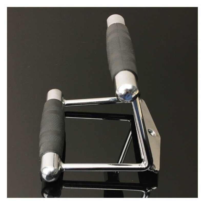 2 Bar GYM Workout Handle Attachment Stirrup Swated Row Pulling Fitness W/ Pad