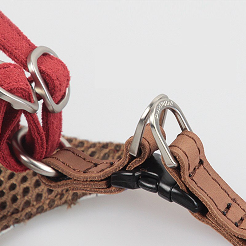 Printed Small Dog Harness Vest with Bowtie Soft Padded for Puppy Pet Dog Walking Training Harness Yorkshire Chihuahua Accesorios