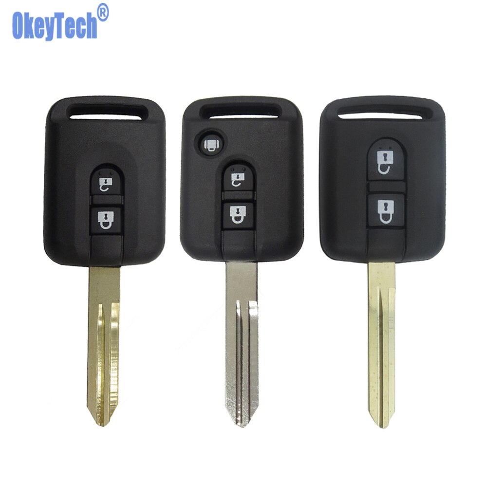 Okeytech 3 Knop Afstandsbediening Autosleutel Shell Voor Nissan Micra 350Z Pathfinder Navara Auto Vervanging Key Cover Case Fob