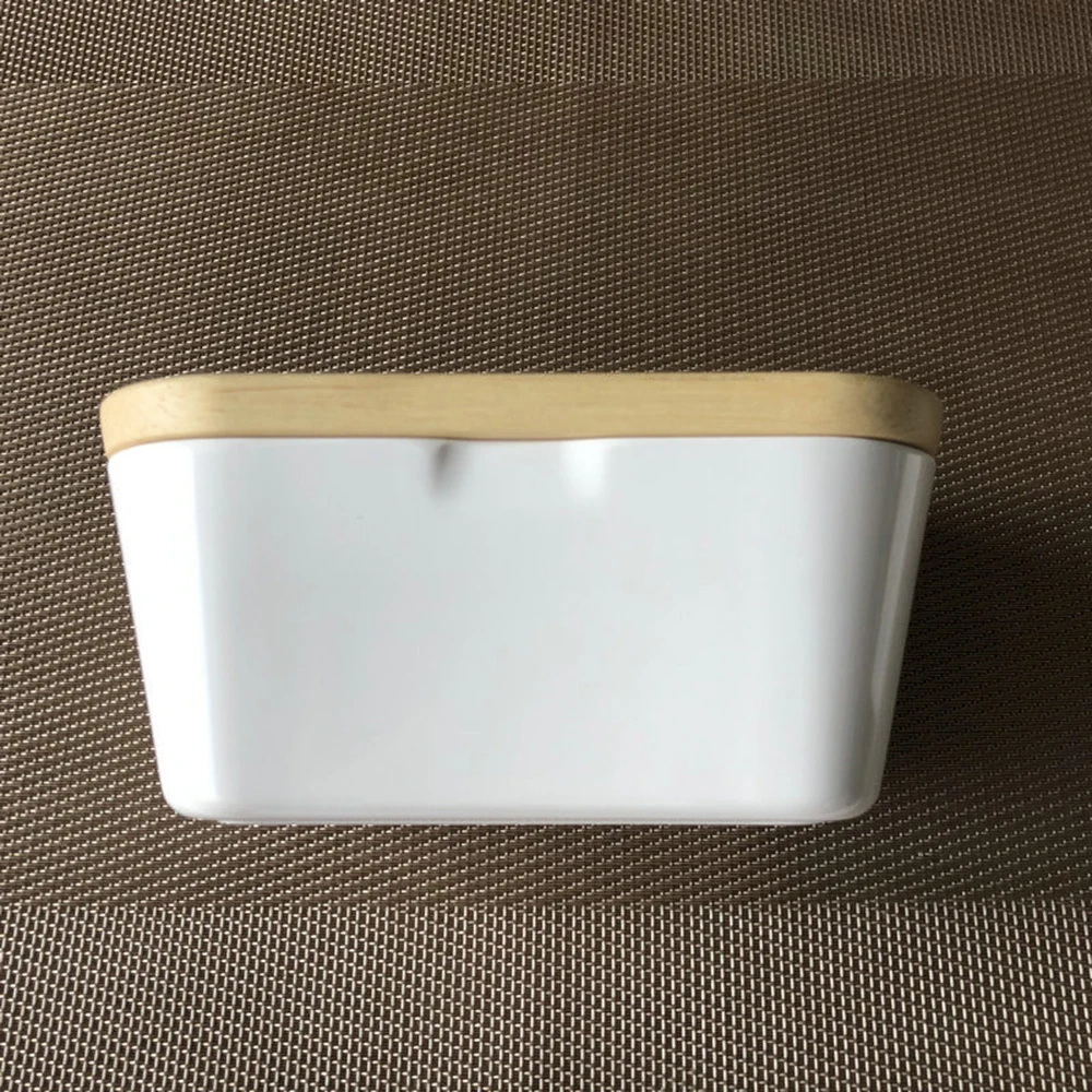 Butter Dish Box Container Cheese Server Storage Keeper Heat Resistant Kitchen Butter Storage Dish for Countertop Refrigerator