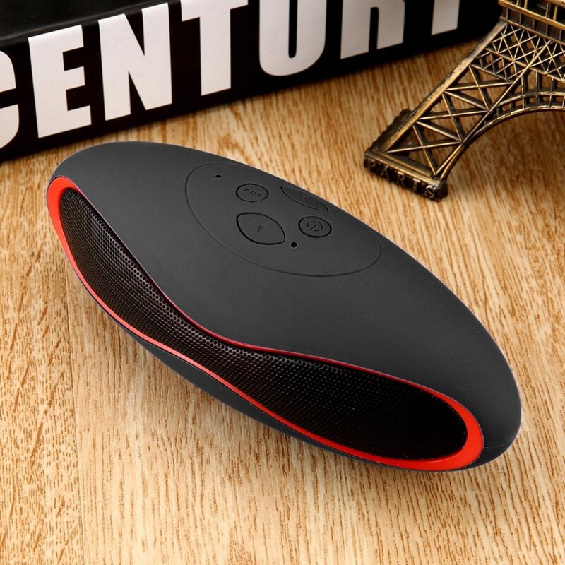 Draagbare Draadloze Bluetooth Speaker Mini 3D Geluid Systeem Stereo Muziek Luidspreker Tf Subwoofer: Black