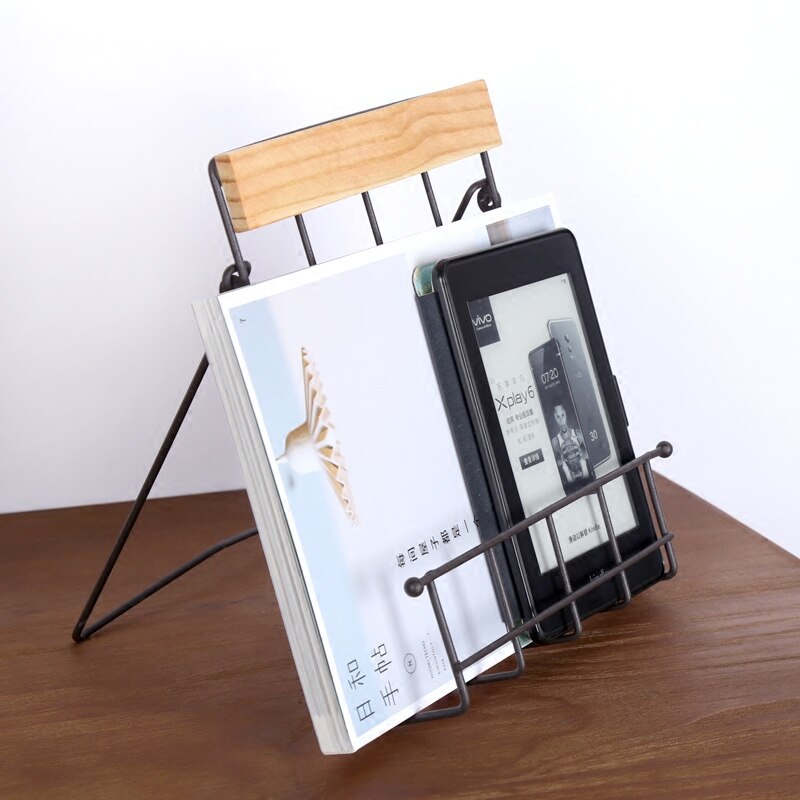 Vertikalt lesestativ magasinstativ magasinstativ info musikk bokhylle stativ 25 x 20 x 6cm