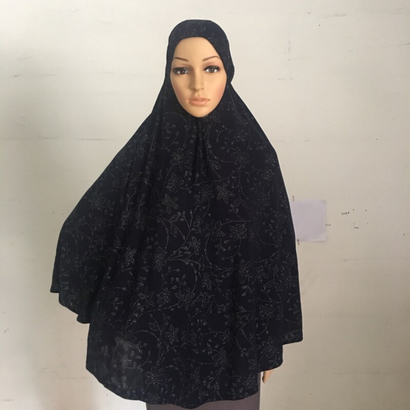 Hijab - Sciarpa da infilare con aperture per lunetta da donna musulmana velata scialle islamica velata HE500, beige, Taglia unica