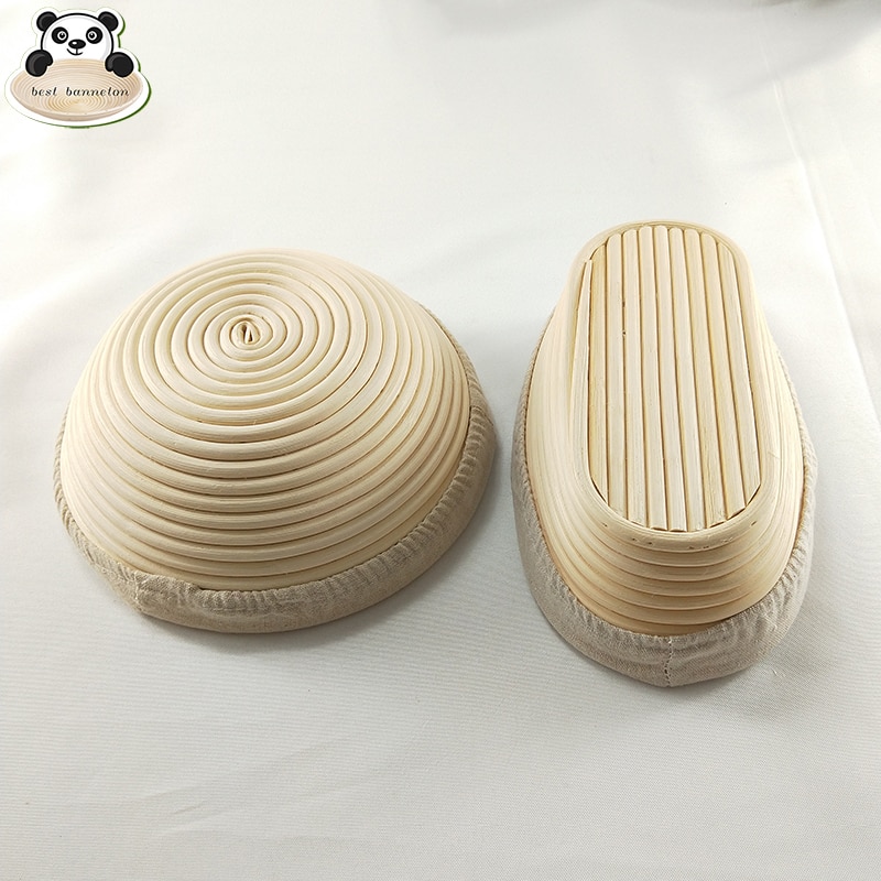 Cesta de pan de masa fermentada, sustituto de la masa fermentada, banneton, cuenco para pan, cesta redonda para pan, cesta de pan blanco