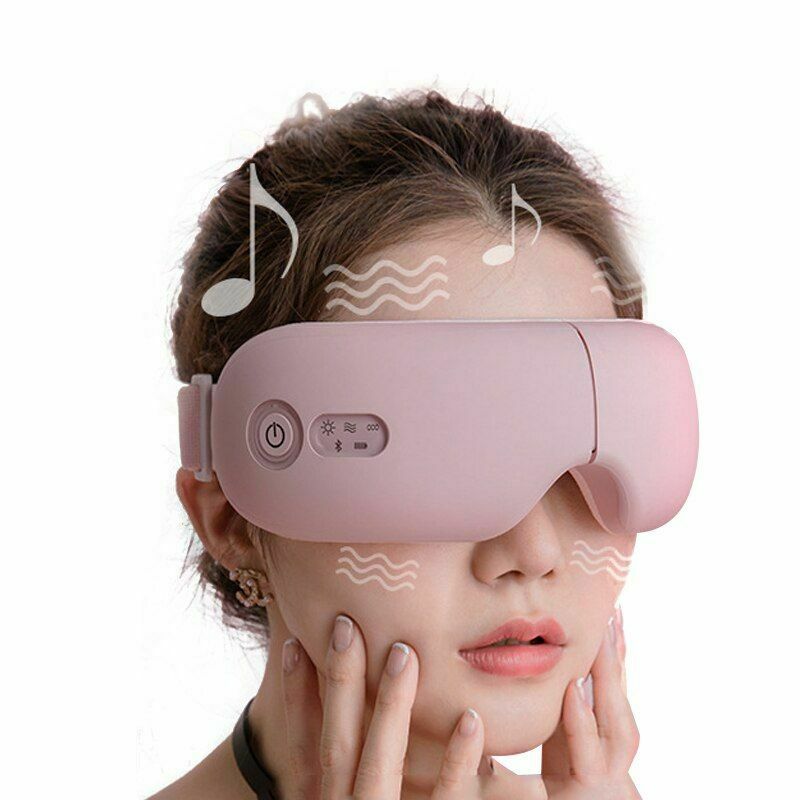 Smart Airbag Vibration Eye Massager Eye Care Instrumen Heating Bluetooth Music Relieves Fatigue Anti Wrinkles Relax Eyescare
