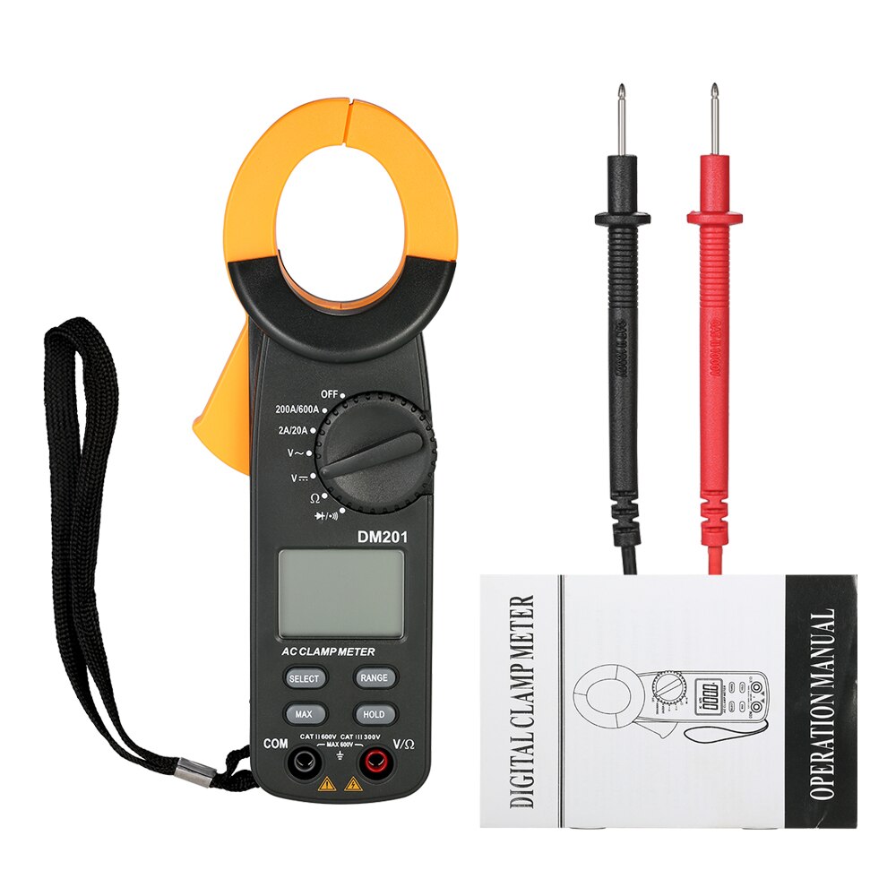 Digital Clamp Meter AC/DC Voltage AC Current meter voltmeter ammeter current clamp Multimeter Resistance Diode Tester