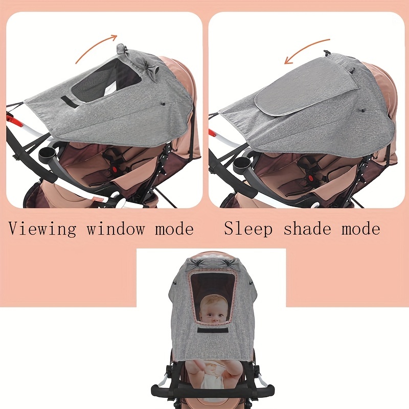 Universele kinderwagenaccessoires zonnescherm bescherming zonnescherm kinderwagenkap reiswieg hoes voor kinderwagen hoes accessoires