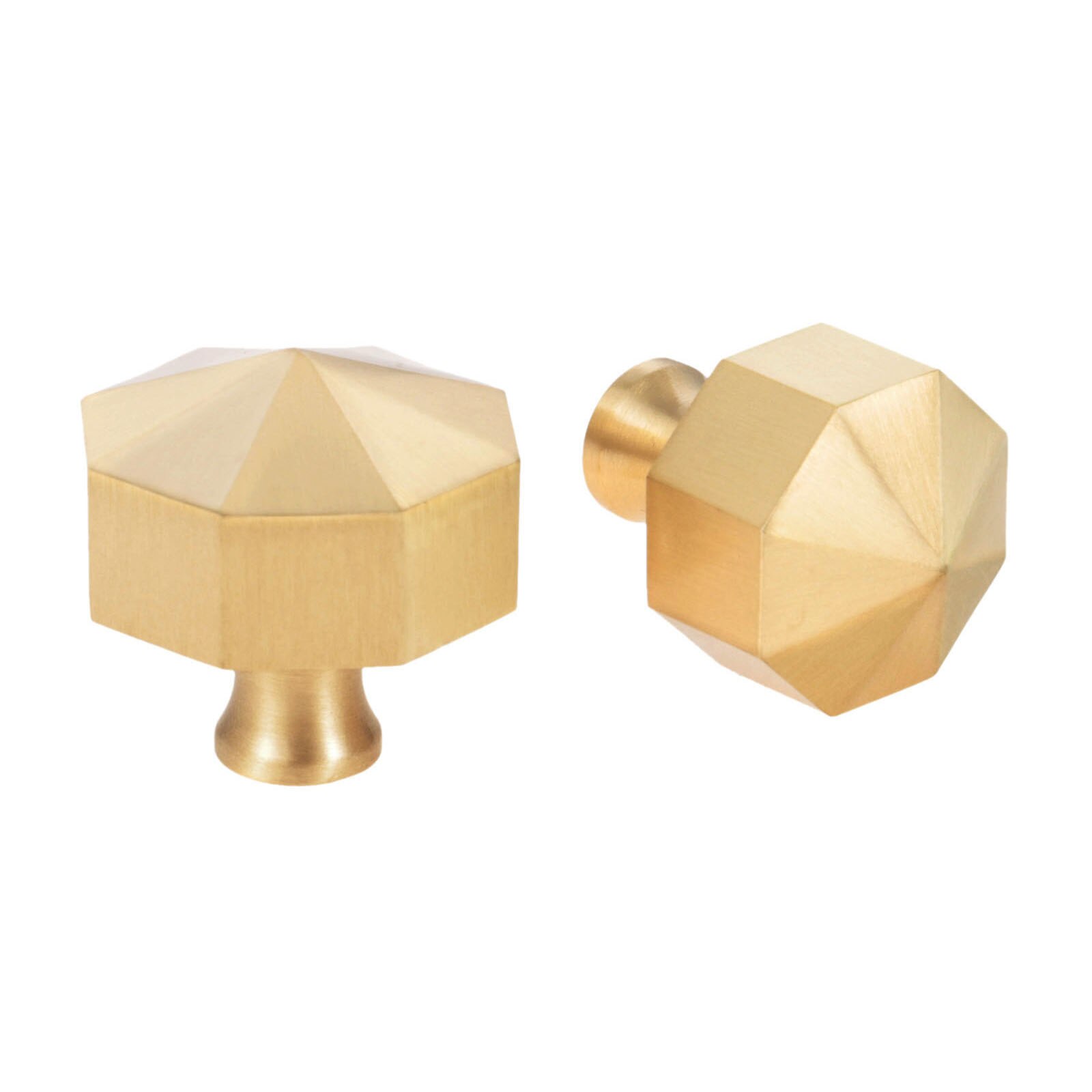 Mango en forma de paraguas, perilla de latón macizo de alta resistencia, tirador dorado de 25/32mm, Cajón Grande/Pequeño, armario de cocina, decoración moderna y sencilla