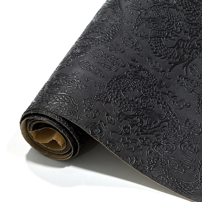 Reliëf vintage zelfklevend leer voor boekomslag, boekbinden, tas, telefoonhoesjes, handgemaakte albums, portemonnees, doe-het-zelf leren stickers: 2030cm / Donkergrijs