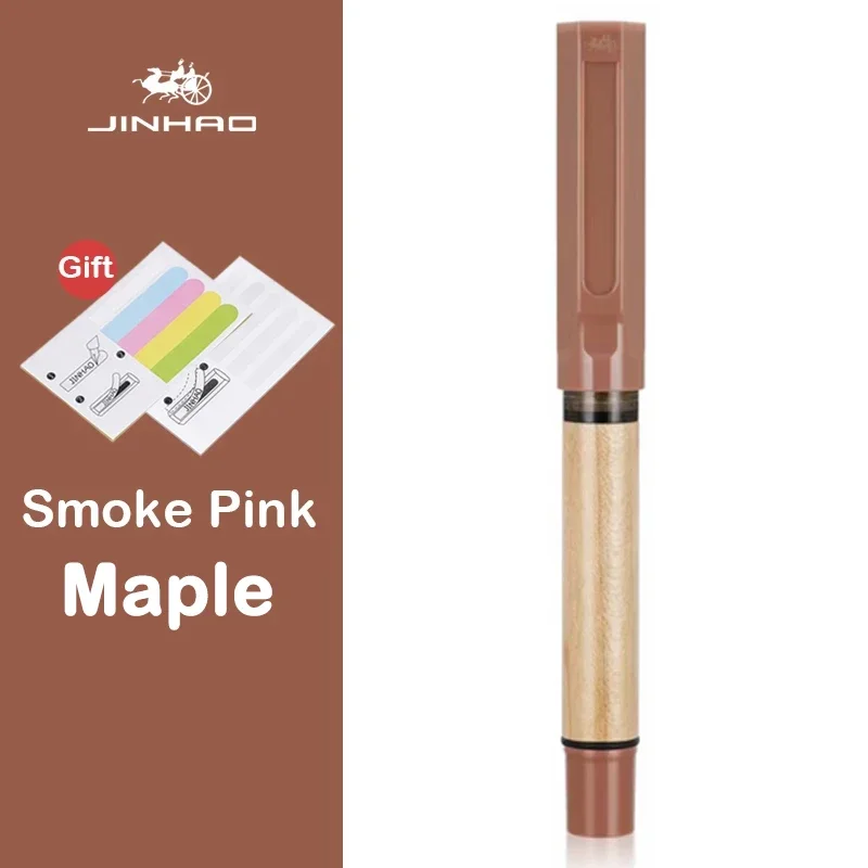 JINHAO 58 Wood / Scrimshaw Fountain Pen Student F EF Nib Ink Pen Calligraphy Pen Stationery School Office Supplies: green / EF