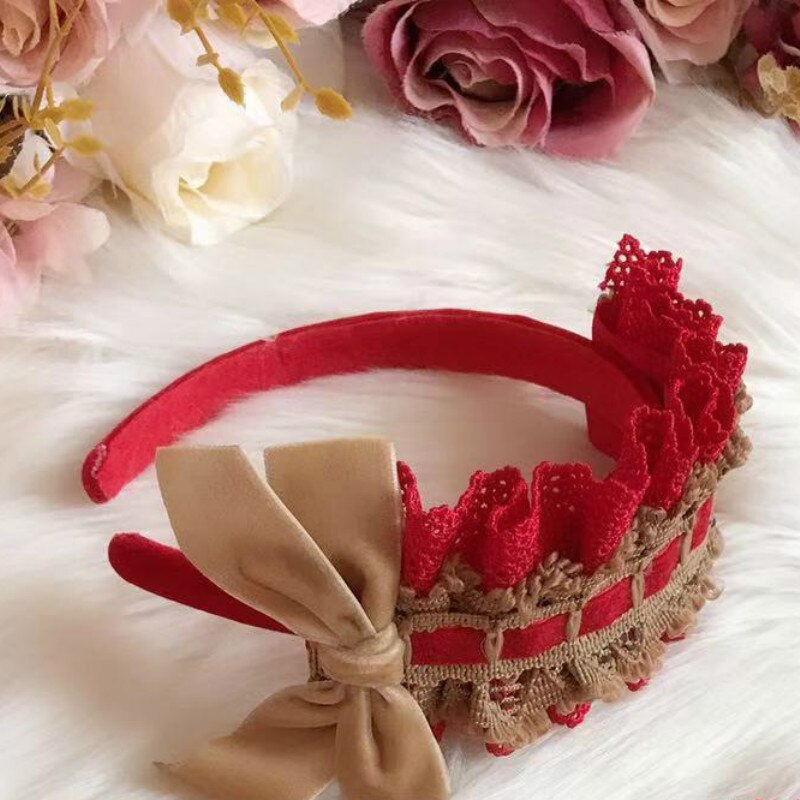 Clips de cheveux pour filles espagnoles | , faites à la main, nœuds de cheveux de bébé filles, bandeau bébé, accessoires pour cheveux de douce: Pastèque Rouge