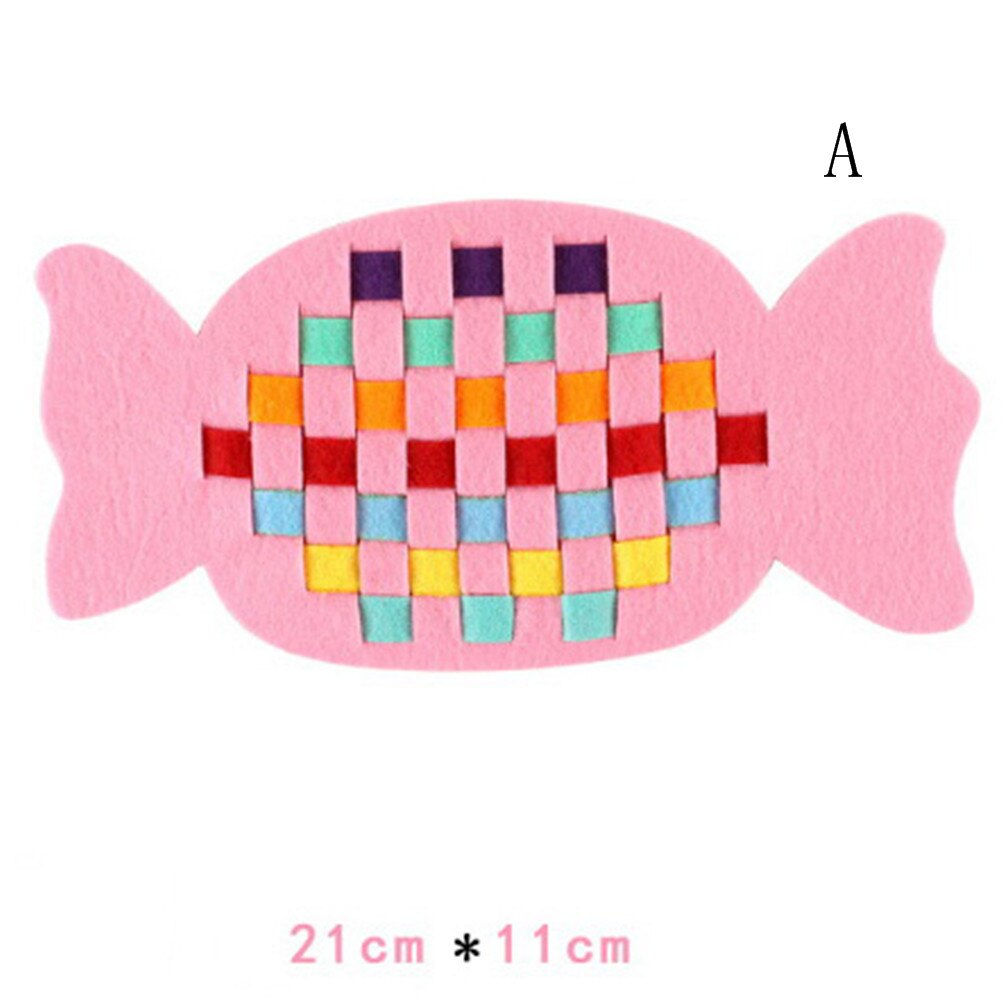 Montessori Teaching Aids Math Toys Kindergarten manual Diy Handmade Crafts Weave cloth Early Learning Education Toys: A