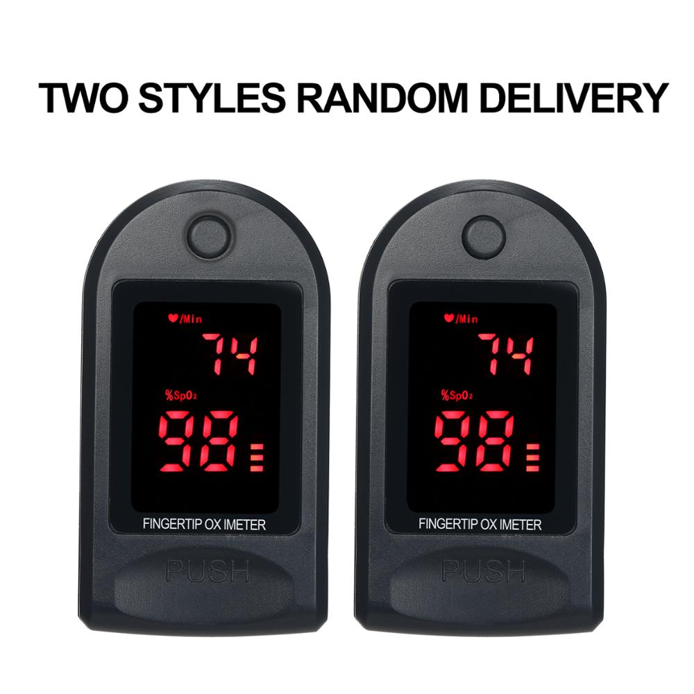 Fingertip Pulse Oximeter OLED Display Finger Clip Oximetro HRV SpO2 PR PI Respiratory Rate + Forehead Infrared Thermometer