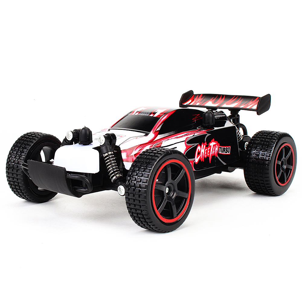 Brushed Electric RTR RC Racing Car 1881 2.4GHz 2WD 1/20 Gas Power High Speed Road Power Remote Control RC Car for Children: red