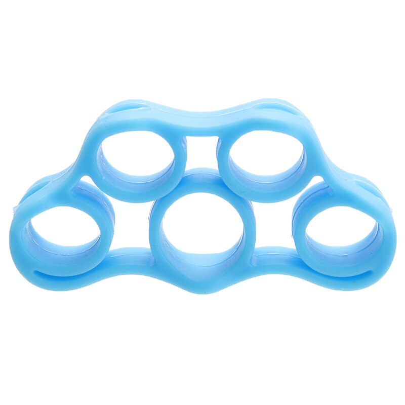 Bandas de resistencia para dedo, tensor de silicona para dedo, ejercitador de mano, agarre de fuerza, muñeca, ejercicio, entrenador, equipo de Fitness: Beige